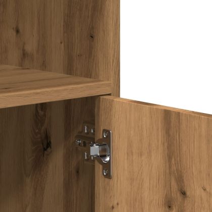 Подвижен шкаф, дъб артизан, 55x40x91 см, инженерно дърво