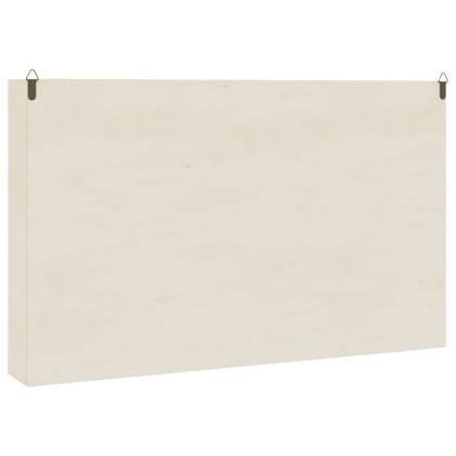 Дървена колекционерска витрина с врати 60x8,5x37 см