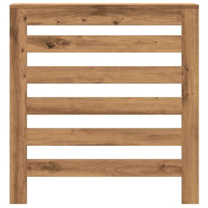 Капак за радиатор, дъб артизан, 78x20x82 см, инженерно дърво