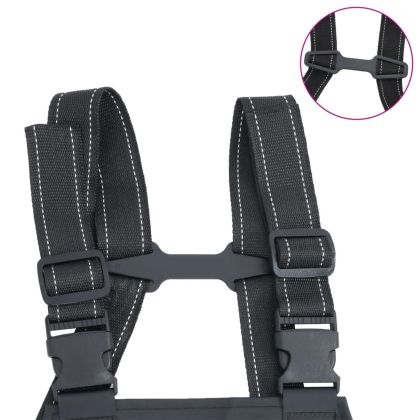 Гащеризон за риболов с ботуши, черен, размер 38