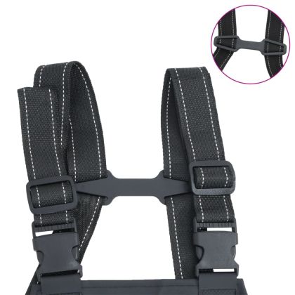 Гащеризон за риболов с ботуши, черен, размер 45