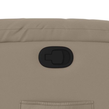 Изправящ реклайнер стол, капучино, изкуствена кожа