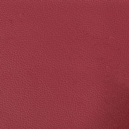 3-местен диван с табуретка,виненочервен,180 см, изкуствена кожа