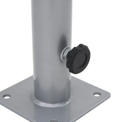 Основа за чадър Ø38/48 мм прът сребристо стомана