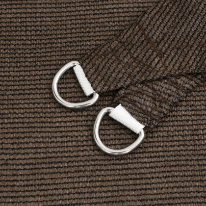 Платно-сенник, 160 г/м², кафяво, 6x6 м, HDPE