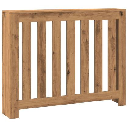 Капак за радиатор, дъб артизан, 104x20x82 см, инженерно дърво