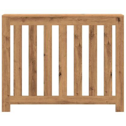 Капак за радиатор, дъб артизан, 104x20x82 см, инженерно дърво