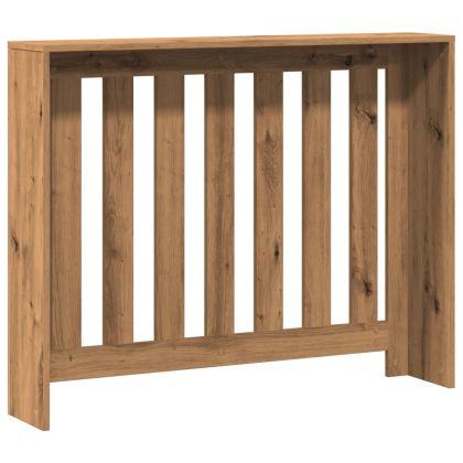 Капак за радиатор, дъб артизан, 104x20x82 см, инженерно дърво