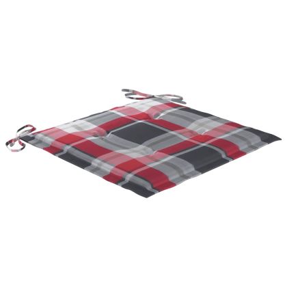 Градински столове 8 бр с възглавници тиково дърво масив