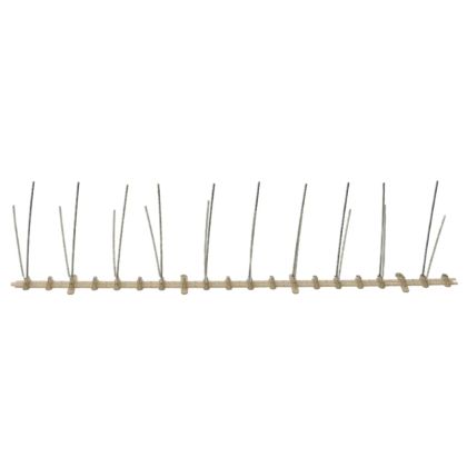 2-редови пластмасови шипове срещу птици и гълъби, 20 бр, 10 м
