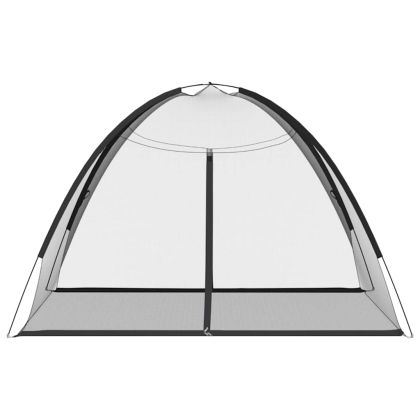 Мрежа против комари Монголия с врати 220 черна 200x200x135 см