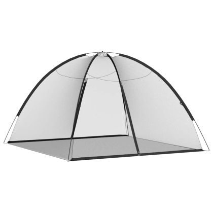 Мрежа против комари Монголия с врати 220 черна 200x200x135 см