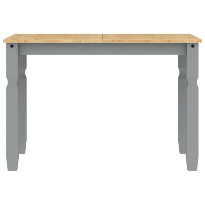 Тоалетка Corona, сива, 112x60x75 см, бор масив