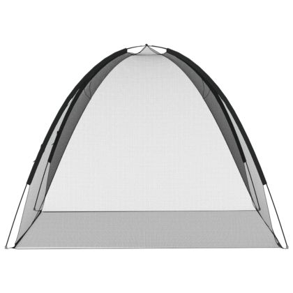 Мрежа против комари Монголия с врати 220 черна 200x180x135 см