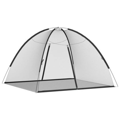 Мрежа против комари Монголия с врати 220 черна 200x180x135 см