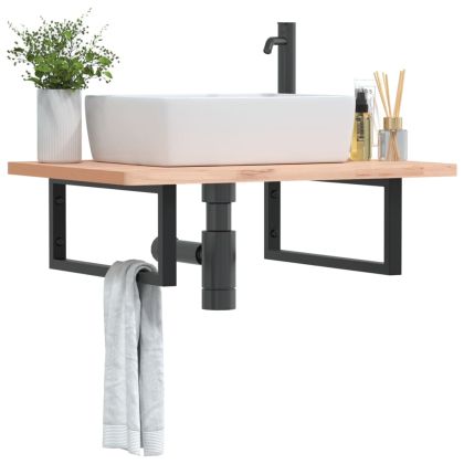 Рафтови скоби за мивка, 2 бр, черен, правоъгълни, стомана