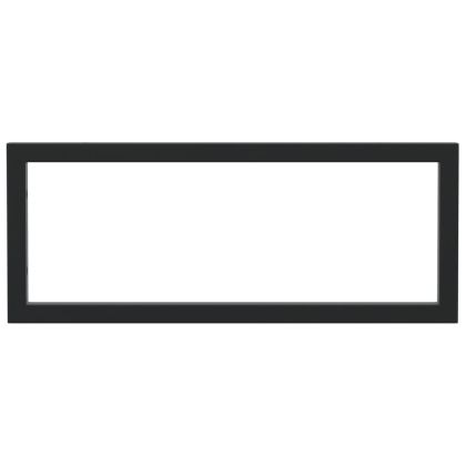 Рафтови скоби за мивка, 2 бр, черен, правоъгълни, стомана