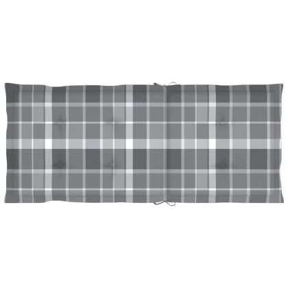 Градински накланящи се столове 4 бр с възглавници акация масив