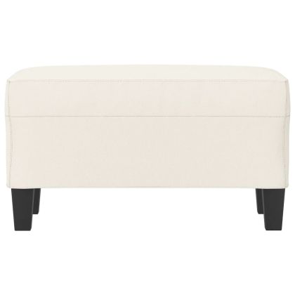 Пейка, кремава, 70x35x41 см, изкуствена кожа