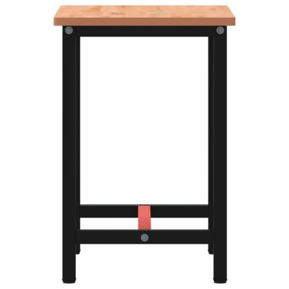 Работна маса 80x55x81,5 см масивно дърво бук и метал