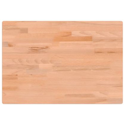 Работна маса 80x55x81,5 см масивно дърво бук и метал