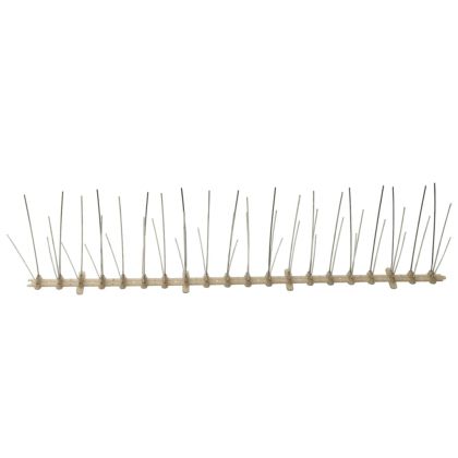 5-редови пластмасови шипове срещу птици и гълъби, 20 бр, 10 м