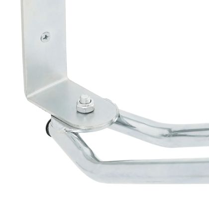 Стойки за велосипеди, стенен монтаж, 2 бр, поцинкована стомана