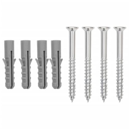 Стойки за велосипеди, стенен монтаж, 2 бр, поцинкована стомана