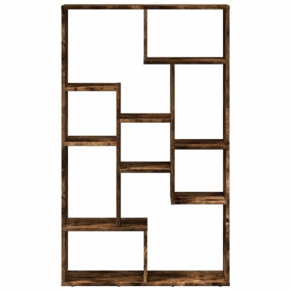 Библиотека, опушен дъб, 72x20x120 см, инженерно дърво