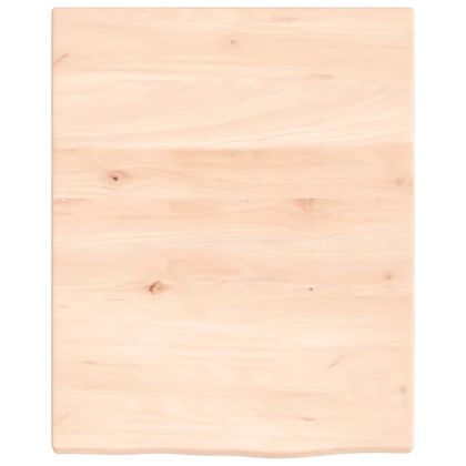 Стенен рафт за мивка, стомана и масивно дърво дъб