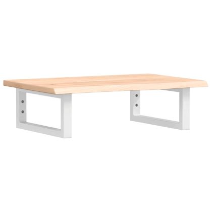 Стенен рафт за мивка, стомана и масивно дърво дъб