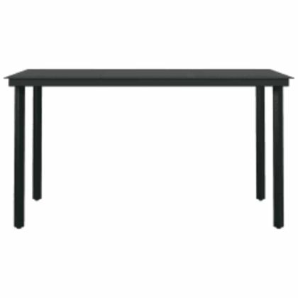 Градински комплект с възглавници 5 части кафяв полиратан стъкло