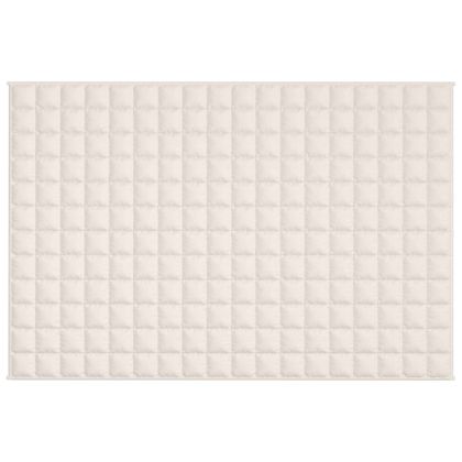 Утежнено одеяло светлокремаво 122x183 см 9 кг плат