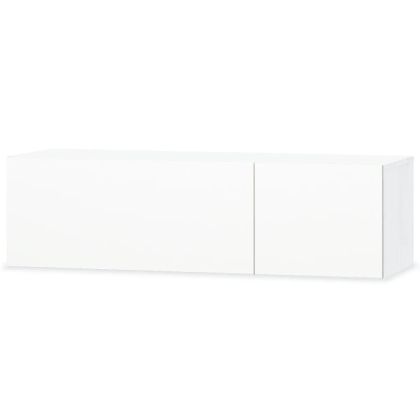 ТВ шкафове, 2 бр, инженерно дърво, 120x40x34 см, бял гланц
