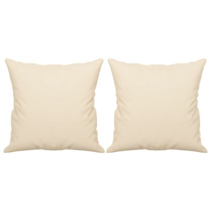 3-местен диван с възглавници бежов 180 см микрофибърен плат