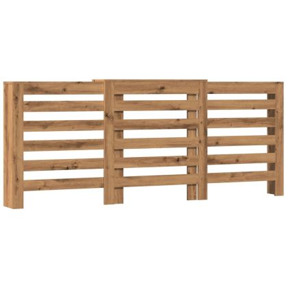 Капак за радиатор, дъб артизан, 205x21,5x83,5см инженерно дърво