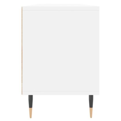 ТB шкаф, бял, 150x30x44,5 см, инженерно дърво