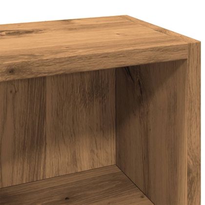 CD шкафове, 2 бр, дъб артизан, 21x16x93,5 см, инженерно дърво