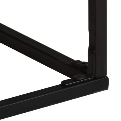 Маса за кафе, 68x68x41 см, грубо мангово дърво