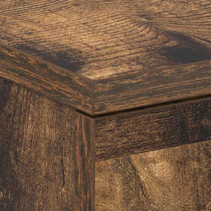 Нощни шкафчета 2 бр опушен дъб 38x35x56 см инженерно дърво