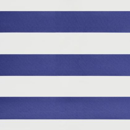 Автоматично прибираща се тента, синьо и бяло, 3x2,5 м