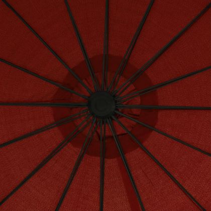 Окачен чадър, теракота, 3 м, алуминиев прът