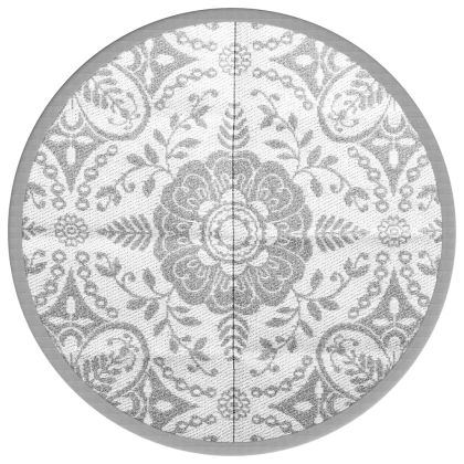 Килим за открито, ARAKIL светлосив, Ø120 см, PP