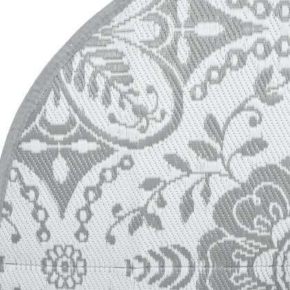 Килим за открито, ARAKIL светлосив, Ø120 см, PP