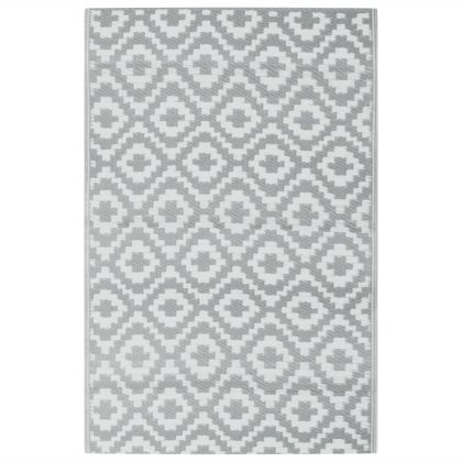 Килим за открито, ARAKIL сив, 190x290 см, PP