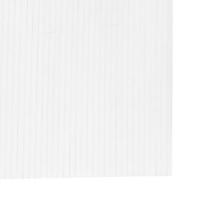 Преграда за стая, бял, 165x800 см, бамбук