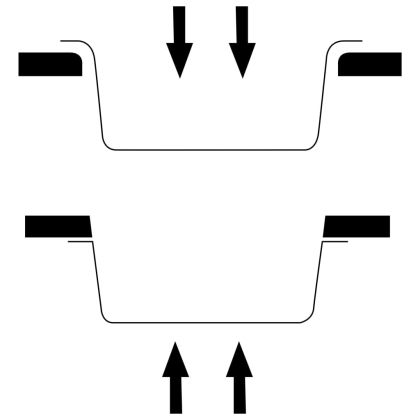 Кухненска мивка с преливник, бяла, гранит