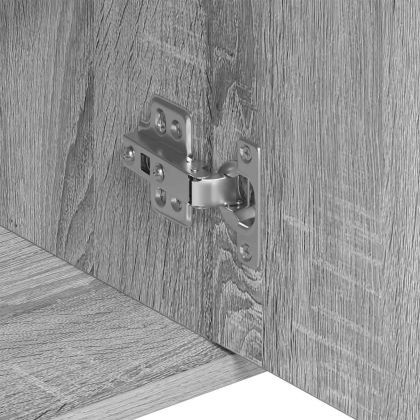 Сайдборд, сив сонома, 88x30x70 см, инженерно дърво