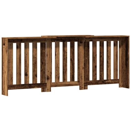 Капак за радиатор, старо дърво, 205x21,5x83,5см инженерно дърво