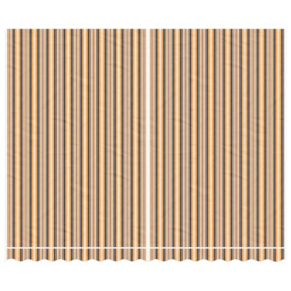 Резервно платнище за тенти, разноцветни ивици, 4x3 м